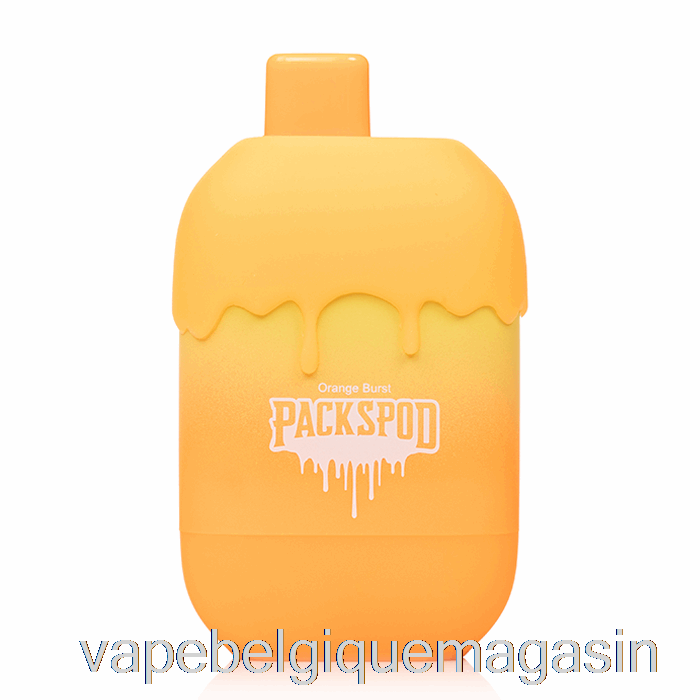 Vape Juice Packwood Packspod 5000 Crème Glacée Orange Jetable (orange Burst)